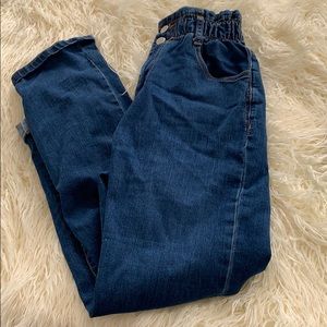 Stretchy straight leg jeans